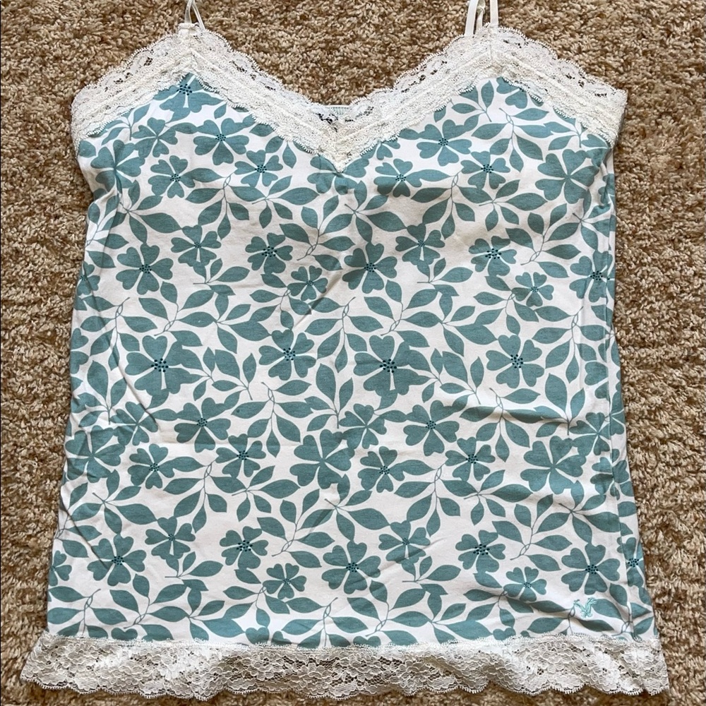 American Eagle Lace Spaghetti Strap Tank Top